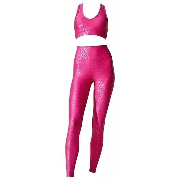 Carbon38 Takara Shine Bra Top & Leggings High Rise 7/8 Lm, Small & XS NEW w/out - Picture 1 of 9